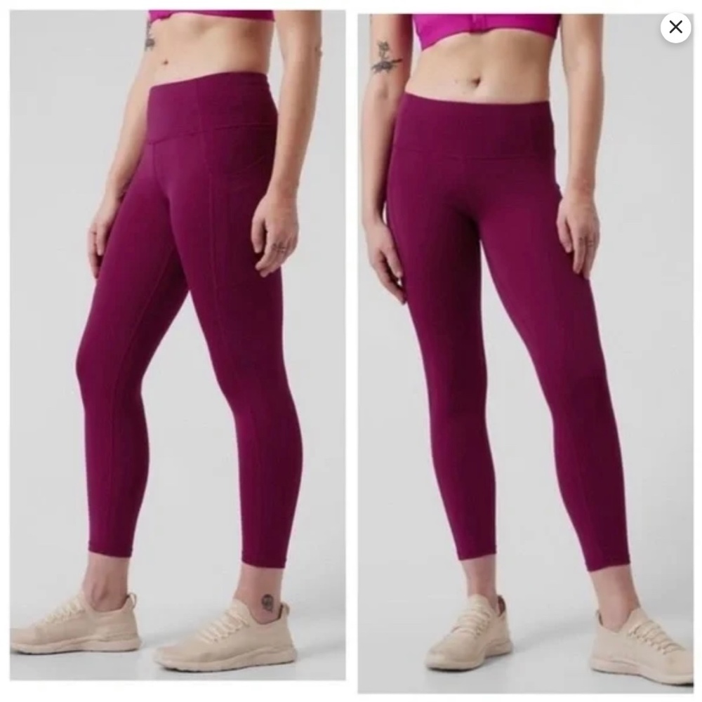 Athleta Women's Magenta Leggings